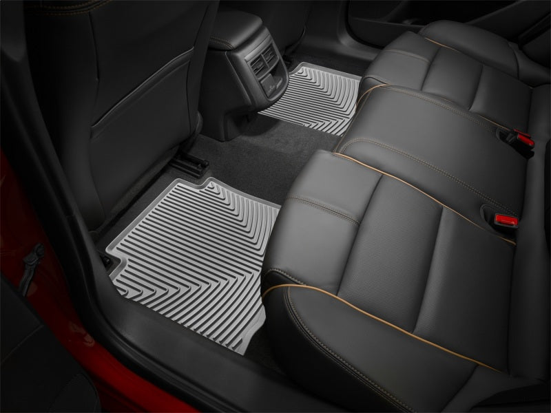 WeatherTech 2016+ Honda Civic Sedan / Coupe Rear Rubber Mats - Grey W391GR W391GR Photo - Mounted