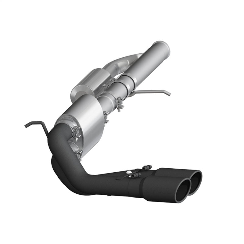 MBRP 09+ Chevrolet Silverado 1500 3in Cat Back Pre-Axle Dual Outlet w/ 4in S5081BLK Photo - Primary