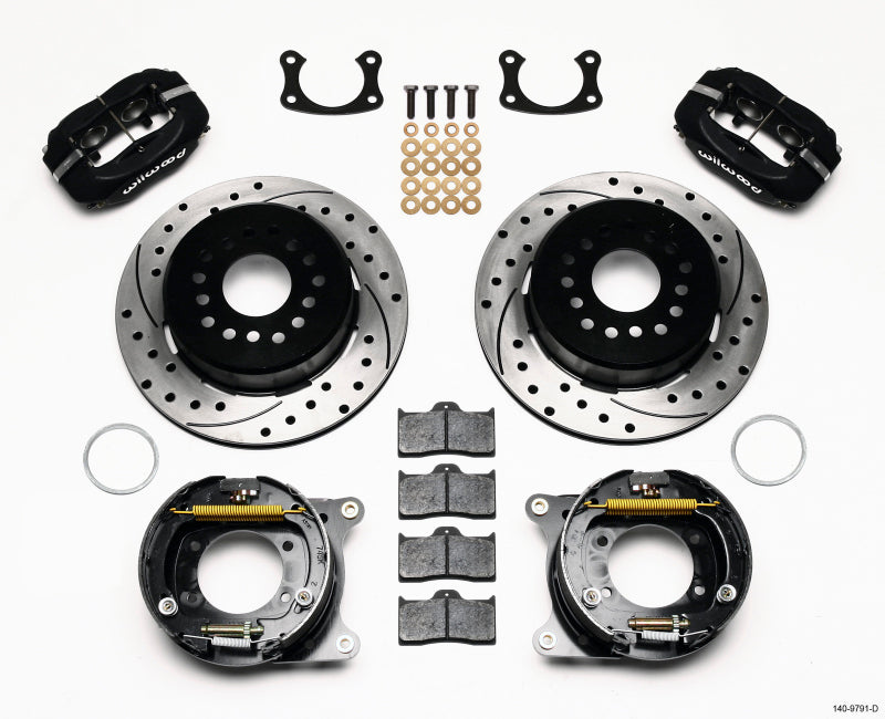 Wilwood FDL P/S Park Brake Kit, Drilled, New Big Ford 2.50" Offset 140-9791-D Photo - Primary