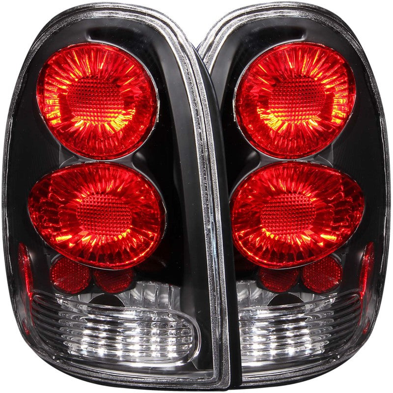 Anzo 1996-2000 Chrysler Voyager Taillights Black 211039 Photo - Primary