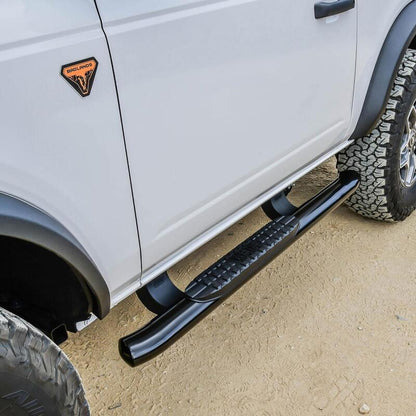 Westin 21-22 Ford Bronco (2-Door) PRO TRAXX 4 Oval Nerf Step Bars - Textured Black 21-24185 21-24185 Photo - Mounted