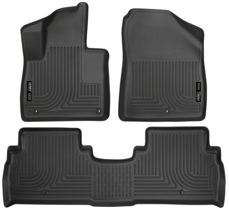 Husky Liners 2016 Kia Sorento WeatherBeater Combo Black Floor Liners (3pc) 98691 Photo - Primary