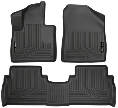 Husky Liners 2016 Kia Sorento WeatherBeater Combo Black Floor Liners (3pc) 98691 Photo - Primary