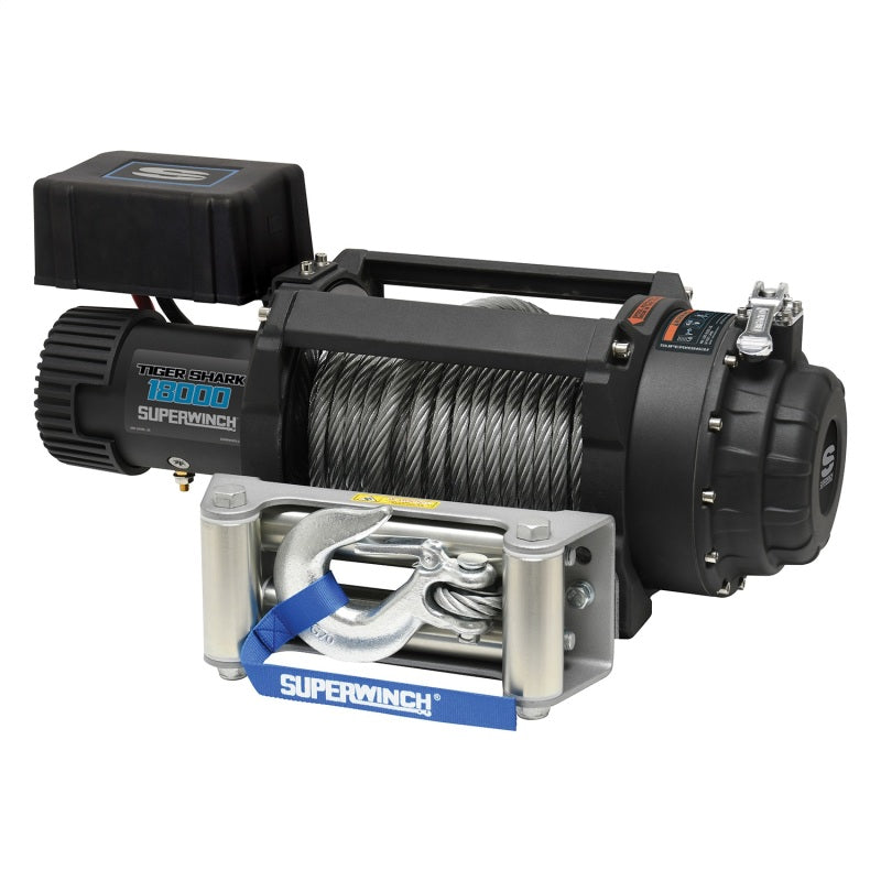 Superwinch 18000 LBS 12V DC Wire Rope Tiger Shark Winch 1518000 1518000 Photo - Primary