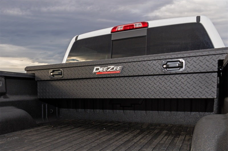 Dee Zee Deezee Universal Tool Box - Red Crossover - Single Lid Black BT Pull Handle (Low/Txt Blk) DZ10170LTB DZ10170LTB Photo - Mounted