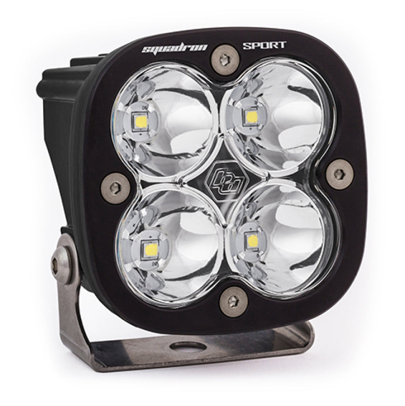 Baja Designs Squadron Sport Spot Pattern Black LED Light Pod - Clear 550001 550001 Photo - Primary