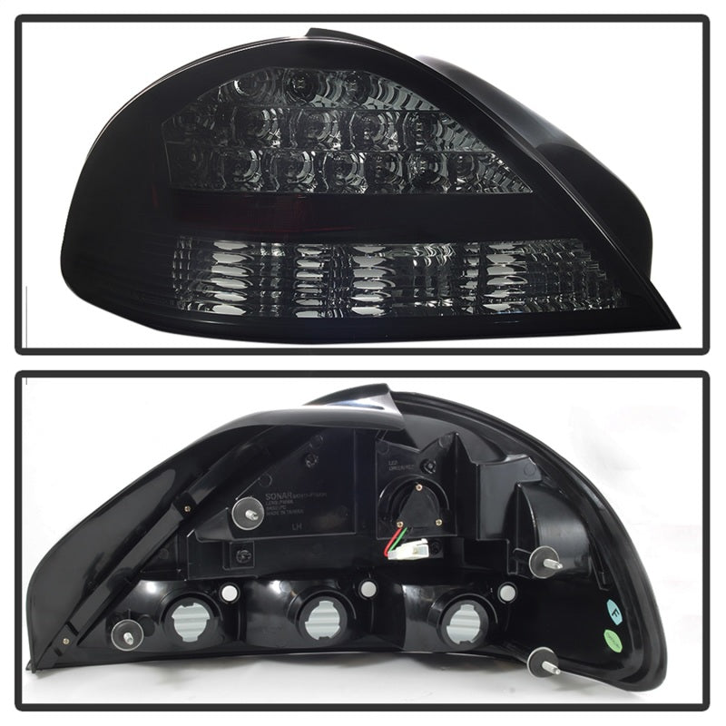 Spyder 99-05 Pontiac Grand Am LED Tail Lights - Black Smoke 5084309 5084309 Photo - Unmounted