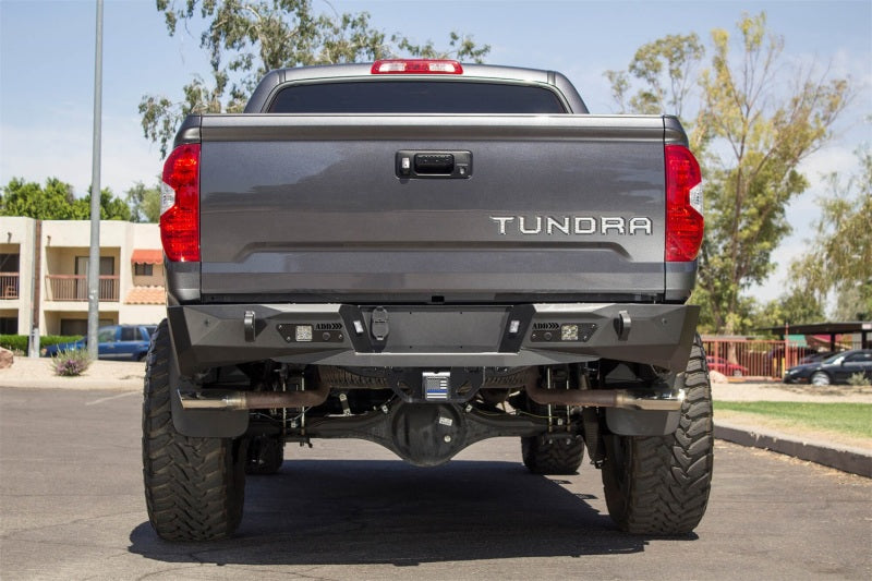 Addictive Desert Designs 2014+ Toyota Tundra Stealth Fighter Rear Bumper w/Sensors R741231280103 Photo - Mounted