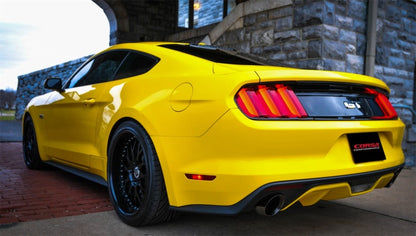 Corsa Performance 2015 Ford Mustang GT 5.0 3" Axle Back Exhaust, Black Dual 4.5 14326BLK Photo - Mounted