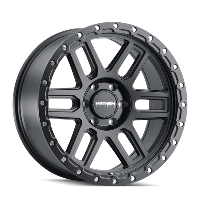 Mayhem 8304 Delta 17x9 / 6x139.7 BP / 0mm Offset / 106mm Hub Matte Black Wheel 8304-7983MB 8304-7983MB Photo - Primary