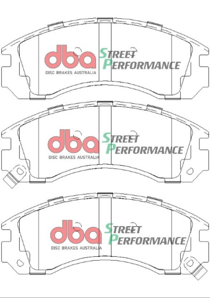 DBA 91-96 Dodge Stealth FWD SP Performance Front Brake Pads DB1223SP DB1223SP Photo - out of package