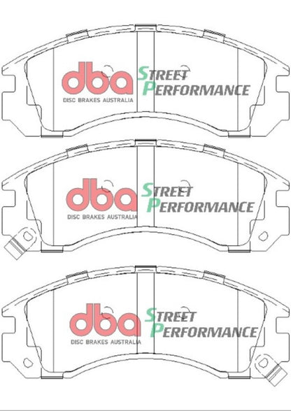 DBA 91-96 Dodge Stealth FWD SP Performance Front Brake Pads DB1223SP DB1223SP Photo - out of package