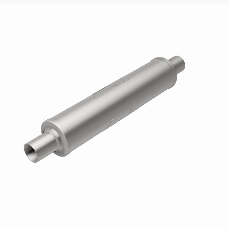 MagnaFlow 4" Round Center/Center Straight Through Performance Muffler 10424 360 Degree Image Set