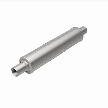 MagnaFlow 4" Round Center/Center Straight Through Performance Muffler 10424 360 Degree Image Set