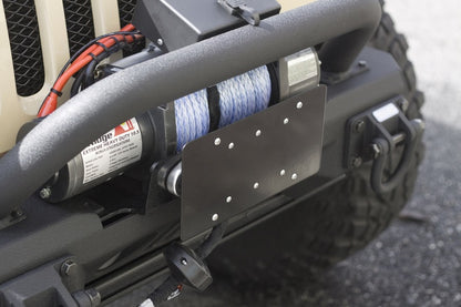 Rugged Ridge License Plate Mounting Bracket for Hawse Fairlead 11238.07 Photo - Primary