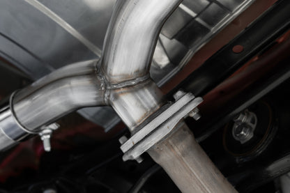 MBRP 2022 Subaru BRZ 2.4L/Toyota GR86 2.4L 2.5in Dual Split Rear Exit w/5in OD CF Tips - T304 S48053CF S48053CF Photo - Close Up