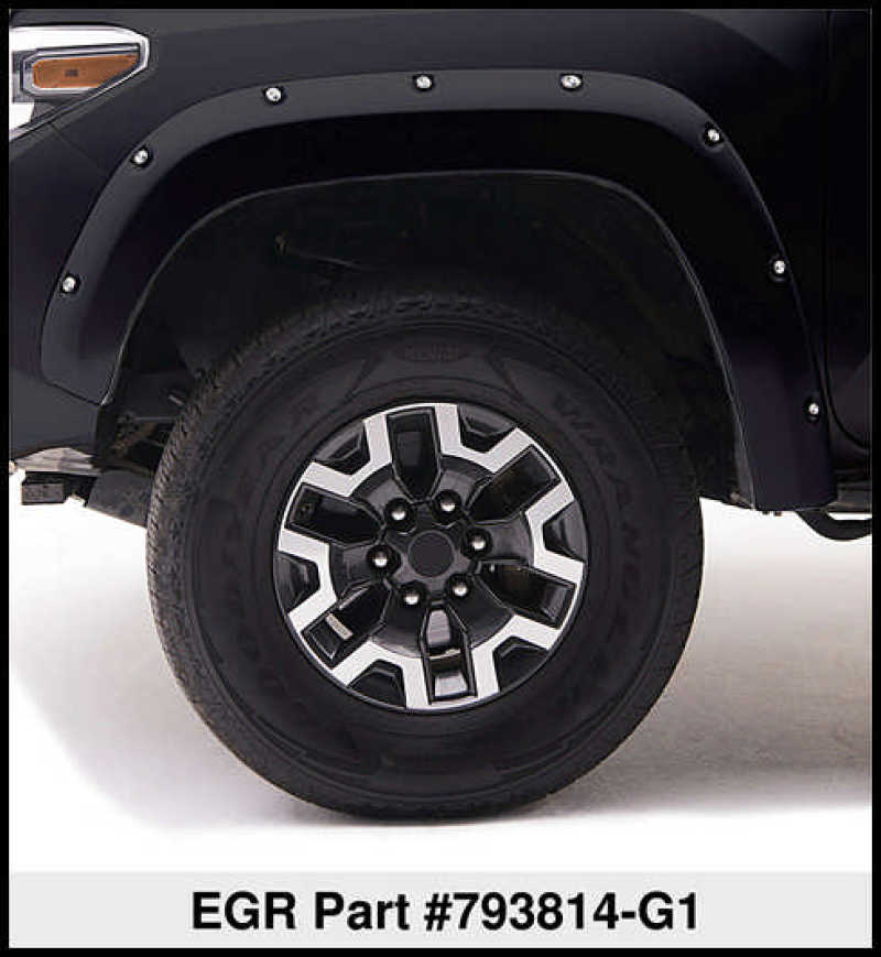 EGR 11-15 Ford Super Duty Bolt-On Look Color Match Fender Flares - Set - Carbon Black 793814-G1 793814-G1 Thumbnail
