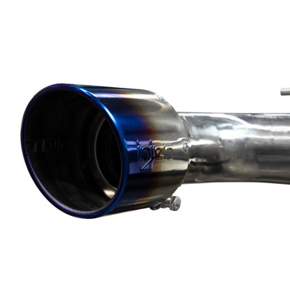 Injen 20-21 Toyota Supra 3.0L Turbo 6cyl SS Cat-Back Exhaust w/ Burnt Tips SES2300TT SES2300TT Photo - Close Up