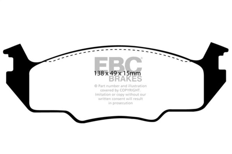 EBC Disc Brake Pad Set DP4366R Photo - Primary
