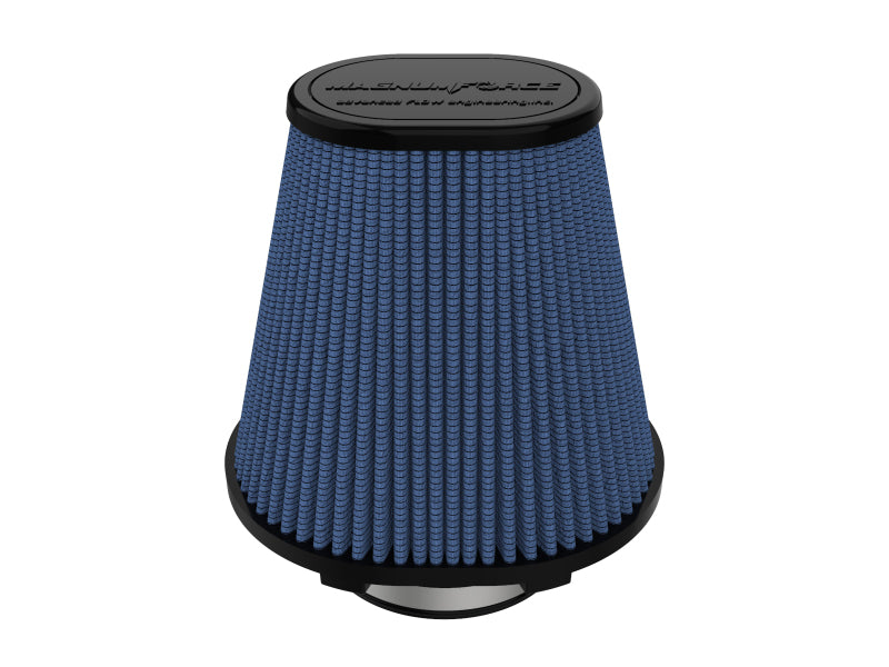 aFe MagnumFORCE Intake Replace Air Filter w/Pro5R Med 4in F x 7.75x6.5in B x 4.75x3.5in T x 7in H 24-90115 24-90115 Photo - Primary