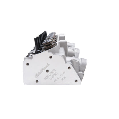 Edelbrock Cylinder Heads Pontiac, Performer D-port, 87CC Chambers, for Hydraulic 61575 Photo - out of package