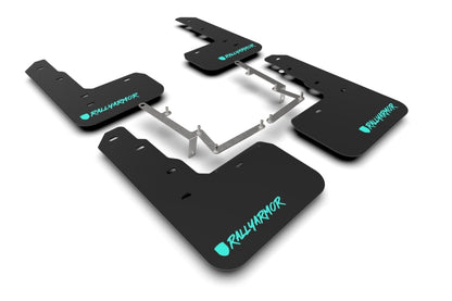 Rally Armor 17-21 Honda Civic Type R Black UR Mud Flap Altered Font Teal Logo MF47-UR-BLK/TL-X MF47-UR-BLK/TL-X Photo - Primary
