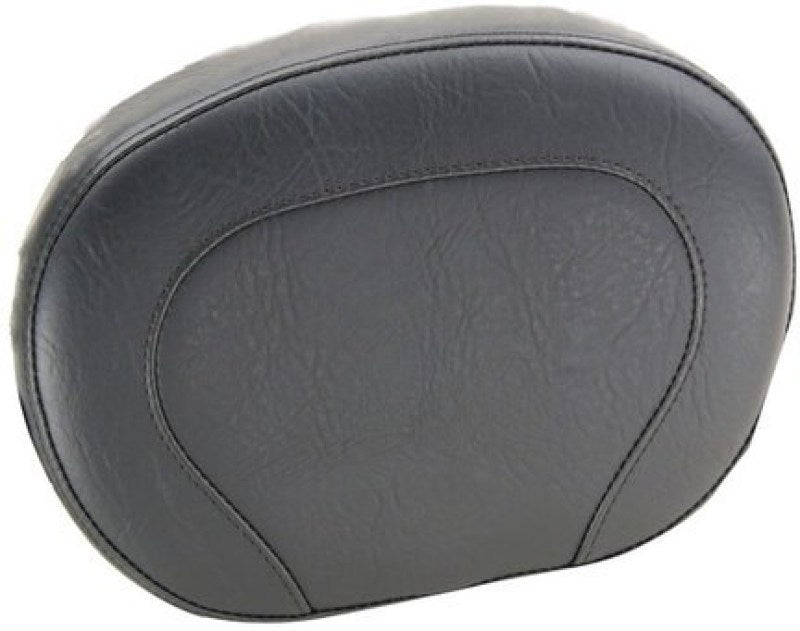 Mustang Motorcycle Mustang Harley Setback Vintage Sissy Bar Pad Low Medallion Style (12 inch x 9 inch) - Black 76459 76459 User 1