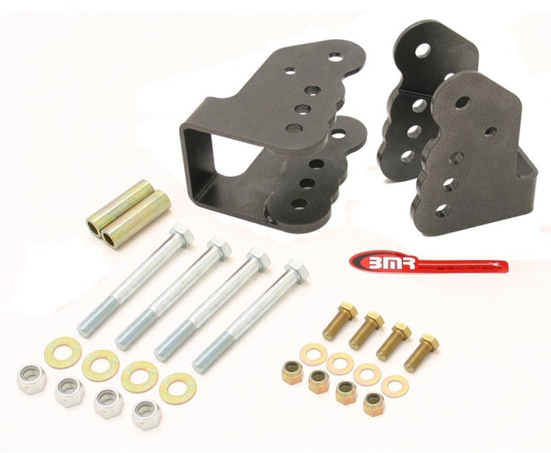 BMR 78-87 G-Body Bolt-On Control Arm Relocation Brackets - Black Hammertone CAB003H CAB003H User 1