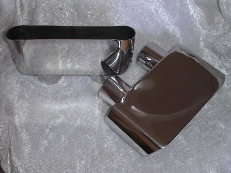 Stainless Works Wide Oval ZR1 Corvette 2-1/2in Dual Inlet Tips (priced per pair) 785250 785250 Photo - Primary