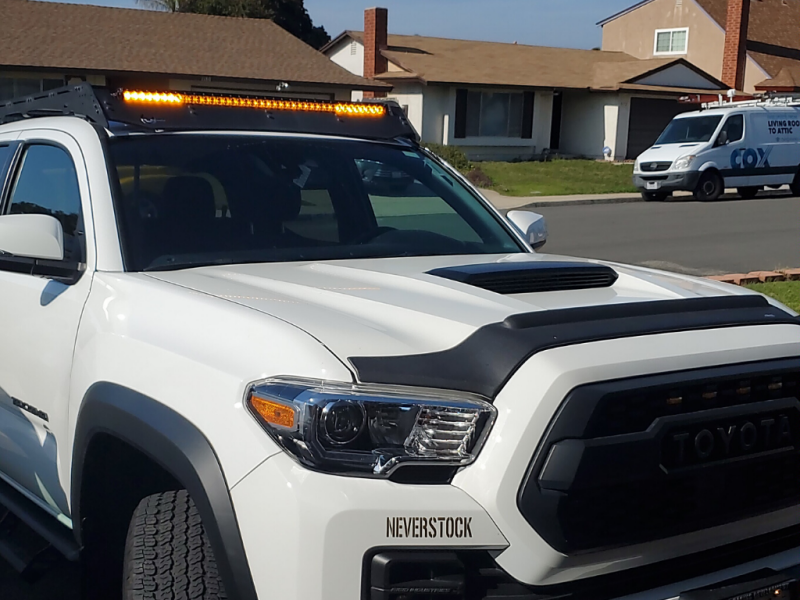 Cali Raised LED Cali Raised 40 Cut-Out Prinsu Roof Rack Slim Led Light Bar Bracket Kit - W/ 42 Inch Slim Led Light CR2672 CR2672 Photo - Primary