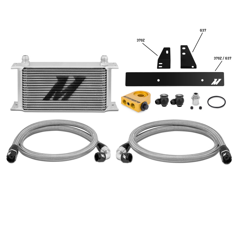 Mishimoto (Coupe only)Thermostatic Oil Cooler Kit 370Z 09+/G37 08+ MMOC-370Z-09T Photo - Primary