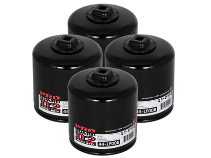 aFe Pro GUARD D2 Oil Filter (4 Pack) Ford Gas Trucks 93-11 V8-4.6L/5.4L/5. 44-LF008-MB Photo - Primary