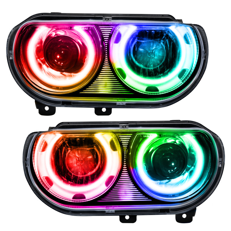 ORACLE Lighting Oracle 08-14 Dodge Challenger SMD HL (HID Style) - ColorSHIFT w/ BC1 Controller 7132-335 7132-335 Photo - out of package