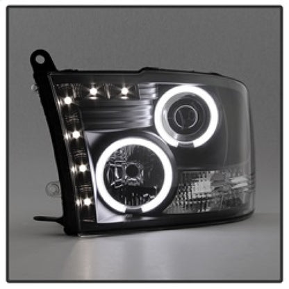 Spyder Dodge Ram 1500 09-14 Projector Headlights Halogen- CCFL Halo LED - Blk PRO-YD-DR09-CCFL-BK 5030320 5030320 Photo - Unmounted