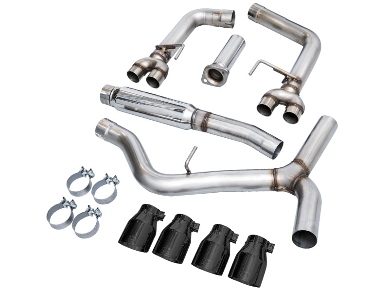 AWE Tuning 2022+ VB Subaru WRX Track Edition Exhaust - Diamond Black Tips 3020-43979 3020-43979 Photo - out of package