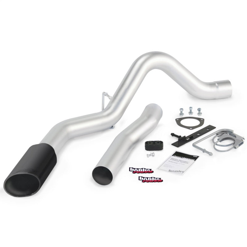 Banks Power 15 Chevy 6.6L LML ECLB/CCSB/CCLB Monster Exhaust System - SS Single Exhaust w/ Black Tip 47787-B 47787-B Photo - Primary