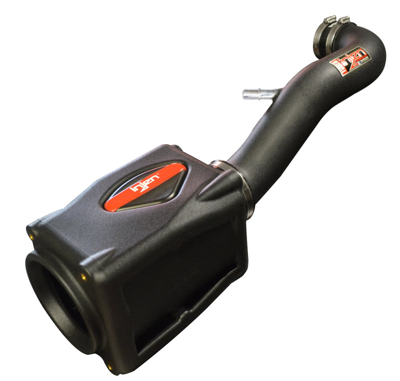 Injen 2018+ Jeep Wrangler JL V6-3.6L Wrinkle Black Oiled Power-Flow Air Intake System PF5005WBC PF5005WBC Photo - Primary
