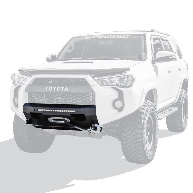 Westin Universal Pro-Series Front Bumper - Textured Black 58-411155 58-411155 Photo - Mounted