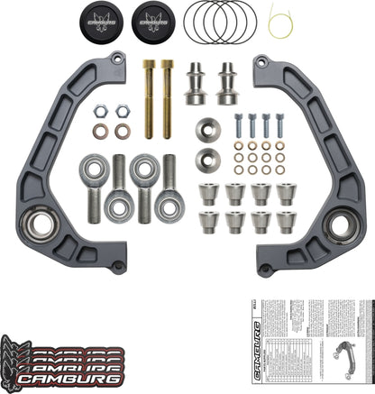 Camburg Ford F-150 2WD/4WD 04-20 KINETIK V2 Performance Billet Uniball Upper Arms CAM-110230-GRY CAM-110230-GRY Photo - out of package