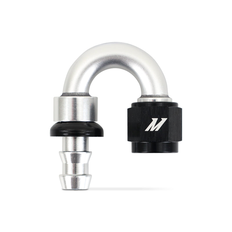 Mishimoto 180 Degree Push Lock Fitting - 6AN MMFT-PL-6180 MMFT-PL-6180 Photo - Primary