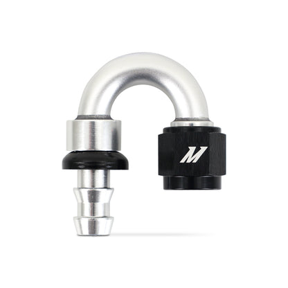 Mishimoto 180 Degree Push Lock Fitting - 6AN MMFT-PL-6180 MMFT-PL-6180 Photo - Primary