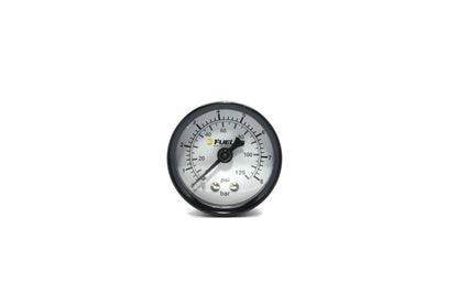 Fuelab 1.5 Inch Fuel Pressure Gauge EFI, Range 0-120psi DUAL BAR/PSI Scale 71511 Photo - Primary