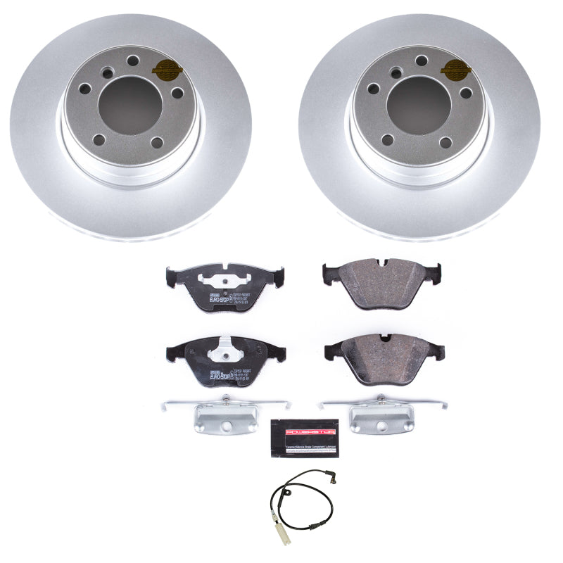 PowerStop Power Stop 06-07 BMW 525i Front Euro-Stop Brake Kit ESK5280 ESK5280 Photo - Primary