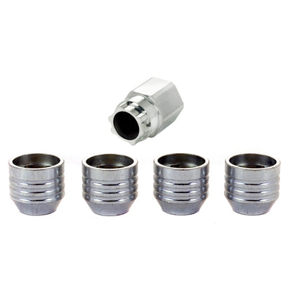 McGard Wheel Lock Nut Set - 4pk. (Under Hub Cap / Cone Seat) M14X2.0 / 13/16 Hex / .893in. Length 24024 24024 Photo - out of package