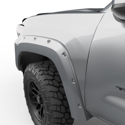 EGR 16+ Toyota Tacoma w/Mudflap Bolt-On Look Color Match Fender Flares - Set - Silver Sky 795084-1D6 795084-1D6 Photo - Close Up