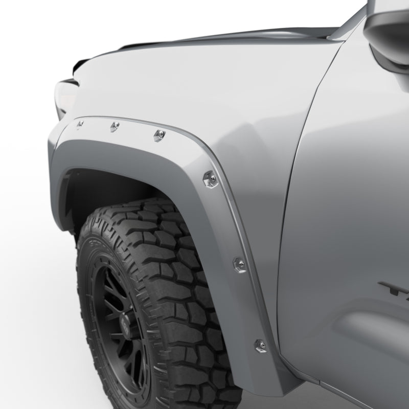 EGR 16+ Toyota Tacoma w/Mudflap Bolt-On Look Color Match Fender Flares - Set - Silver Sky 795084-1D6 795084-1D6 Photo - Close Up