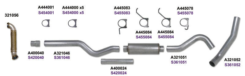 Diamond Eye Performance Diamond Eye KIT 4in CBSGL w/ TDP SS 06-07 Chevy/GMC 6.6L Duramax 2500/3500 K4127S K4127S Photo - out of package