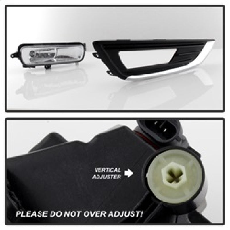 Spyder Ford Focus 2015-2016 OEM Fog Lights W/Switch - Clear FL-FF2015-C 5083012 5083012 Photo - Unmounted