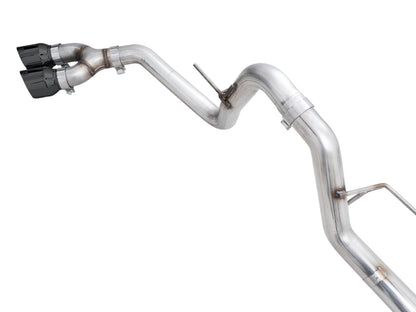 AWE Tuning AWE 0FG 21+ Ford F150 Dual Side Exit Cat-Back Exhaust - 4.5in Diamond Black Tips 3015-23059 3015-23059 Photo - out of package