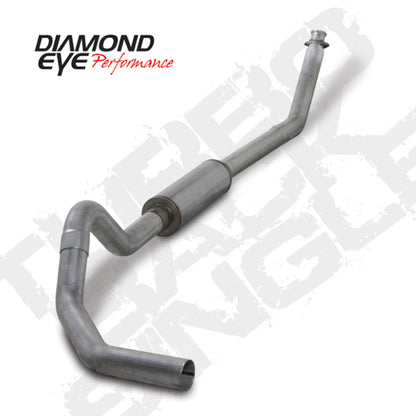Diamond Eye Performance Diamond Eye KIT 4in TB SGL AL: 98.5-02 DODGE CUMMINS 5.9L K4212A K4212A Photo - Primary